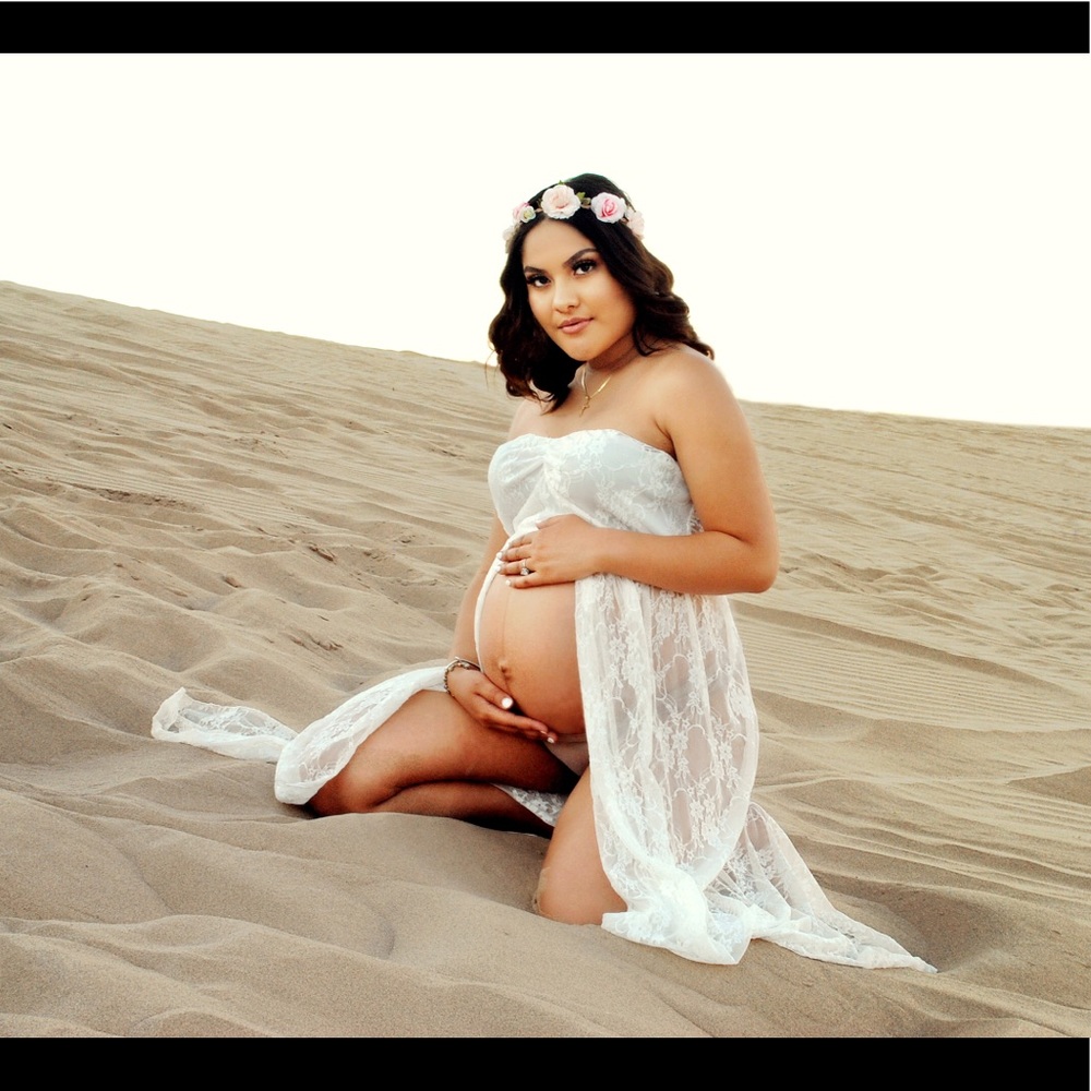 Lace Maternity Dress